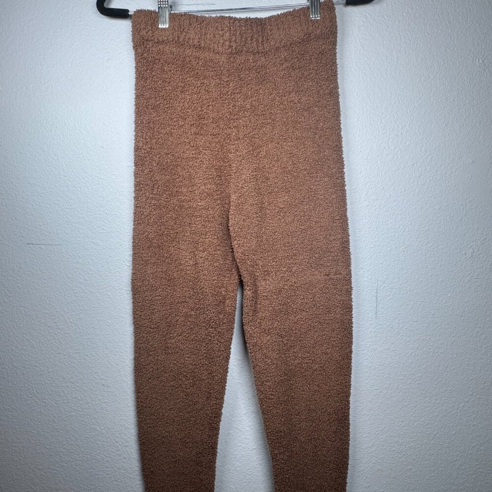 Mocha Fuzzy 3 Piece Ensemble Legging - Picture 4 of 7